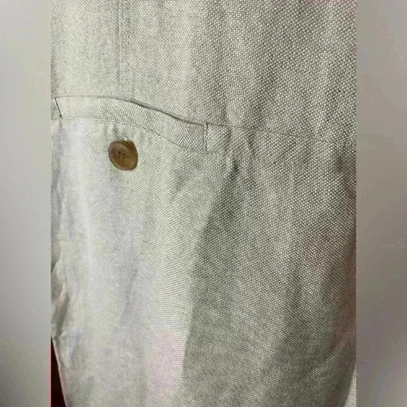 J. McLaughlin JMcL Linen Dress size Small Khaki Color - Picture 9 of 9